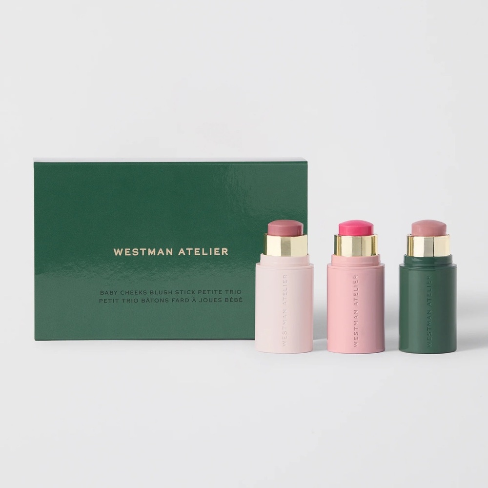 Westman Atelier Blush Stick Set - Pink, Cream, Dark Green